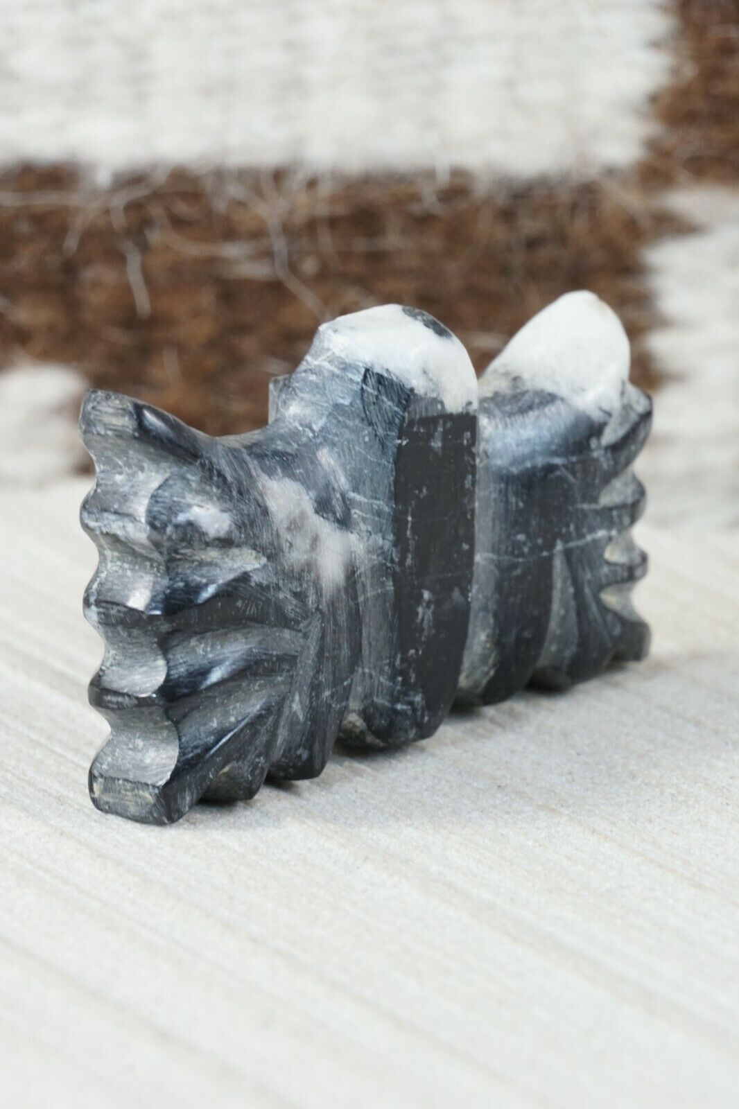 Bat Zuni Fetish Carving - Kelly Lementino - High Lonesome Trading