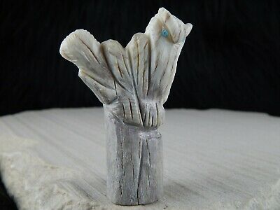 Owl - Zuni Fetish - Allison White - Zuni Owl Carving - Native American - High Lonesome Trading