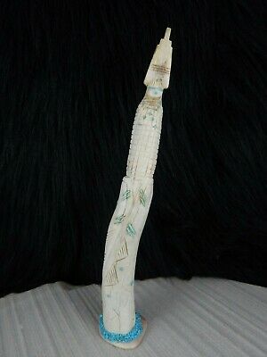 Corn Maiden Zuni Fetish Carving - Evertt Quam - Zuni Maiden Carving - High Lonesome Trading