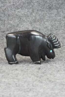Moose Zuni Fetish Carving - Andres Quandelacy