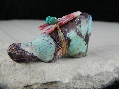 Wolf Zuni Fetish Carving - Daphie Quam - High Lonesome Trading