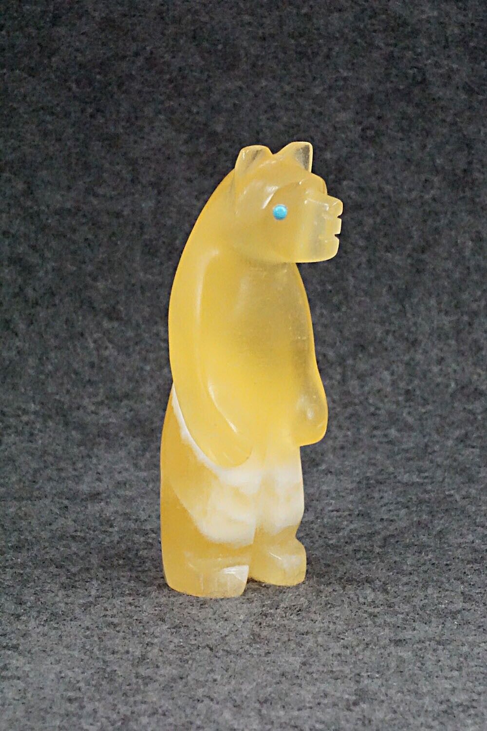 Bear Zuni Fetish Carving - Ronnie Lunasee