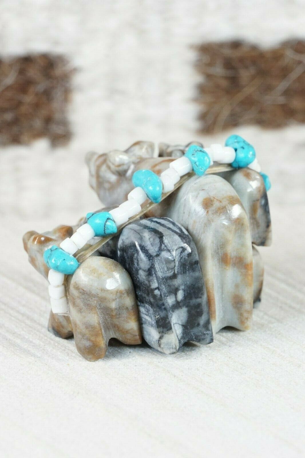 Bear Zuni Fetish Carving - Tim Lementino - High Lonesome Trading