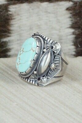 Turquoise & Sterling Silver Ring - Derrick Gordon - 11