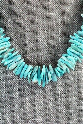 Turquoise & Sterling Silver Necklace - Louise Joe - High Lonesome Trading