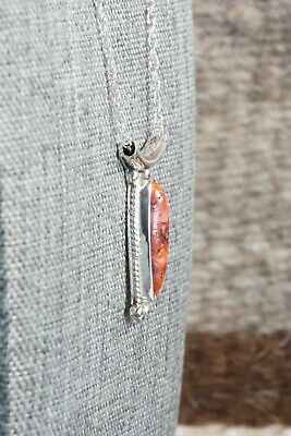 Spiny Oyster & Sterling Silver Necklace - Sharon McCarthy