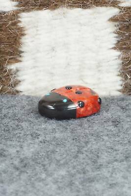 Lady Bug Zuni Fetish Carving - Reynold Lunasee