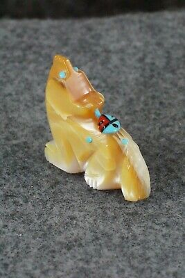 Wolf Zuni Fetish Carving - Danette Laate