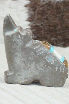 Wolf Zuni Fetish Carving - Brandon Phillips