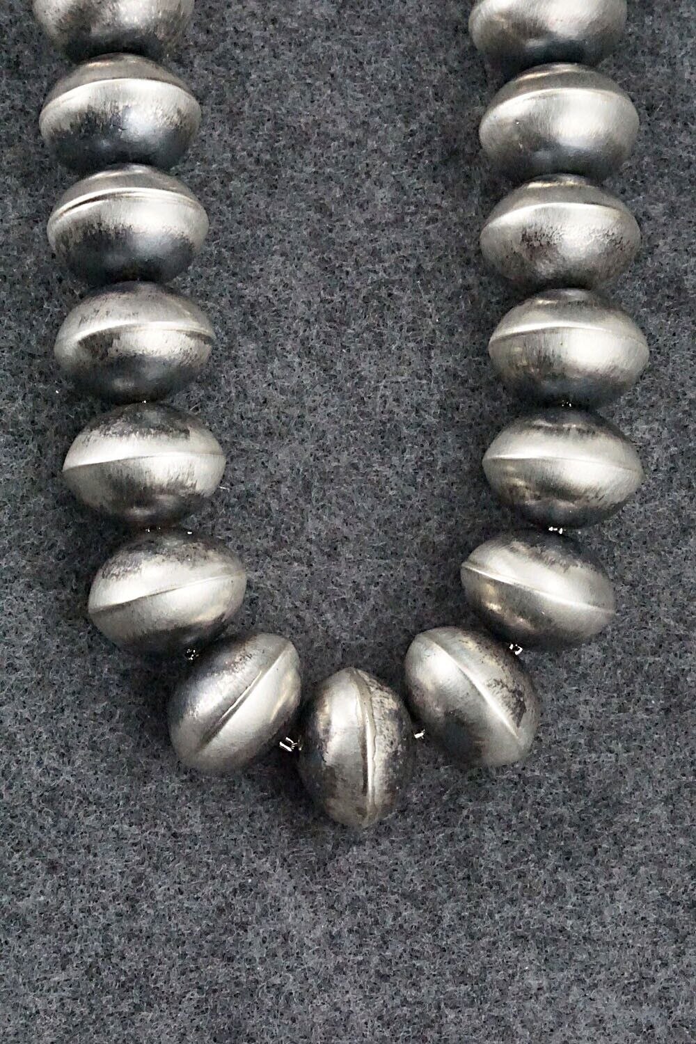 Sterling Silver Navajo Pearl Necklace - Jan Mariano