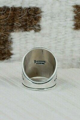 Navajo Sterling Silver Ring - Derrick Gordon - Size 10