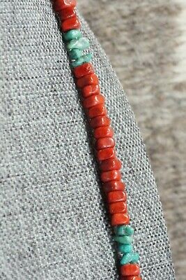Coral & Turquoise Necklace - Doreen Jake