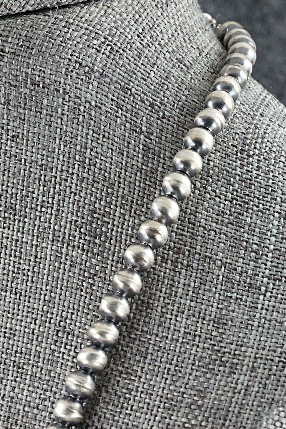 Sterling Silver Navajo Pearl Necklace - Jan Mariano