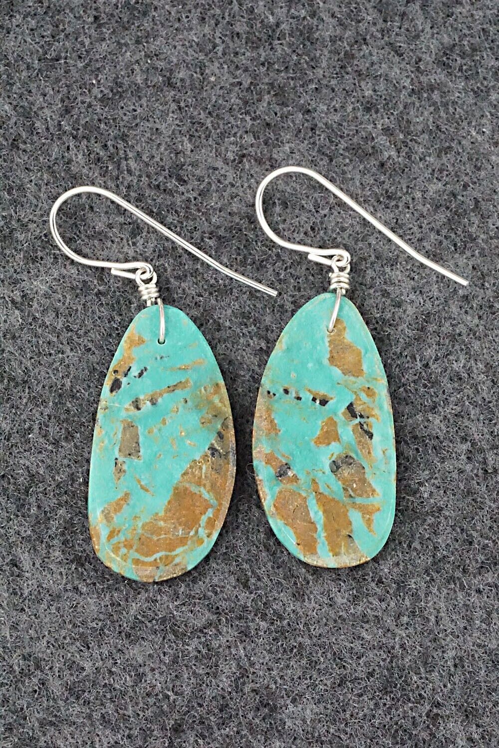 Turquoise & Sterling Silver Earrings - Sharon Abeyta