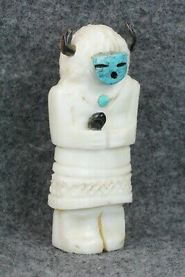 Buffalo Dancer Zuni Fetish Carving - Faye Quandelacy