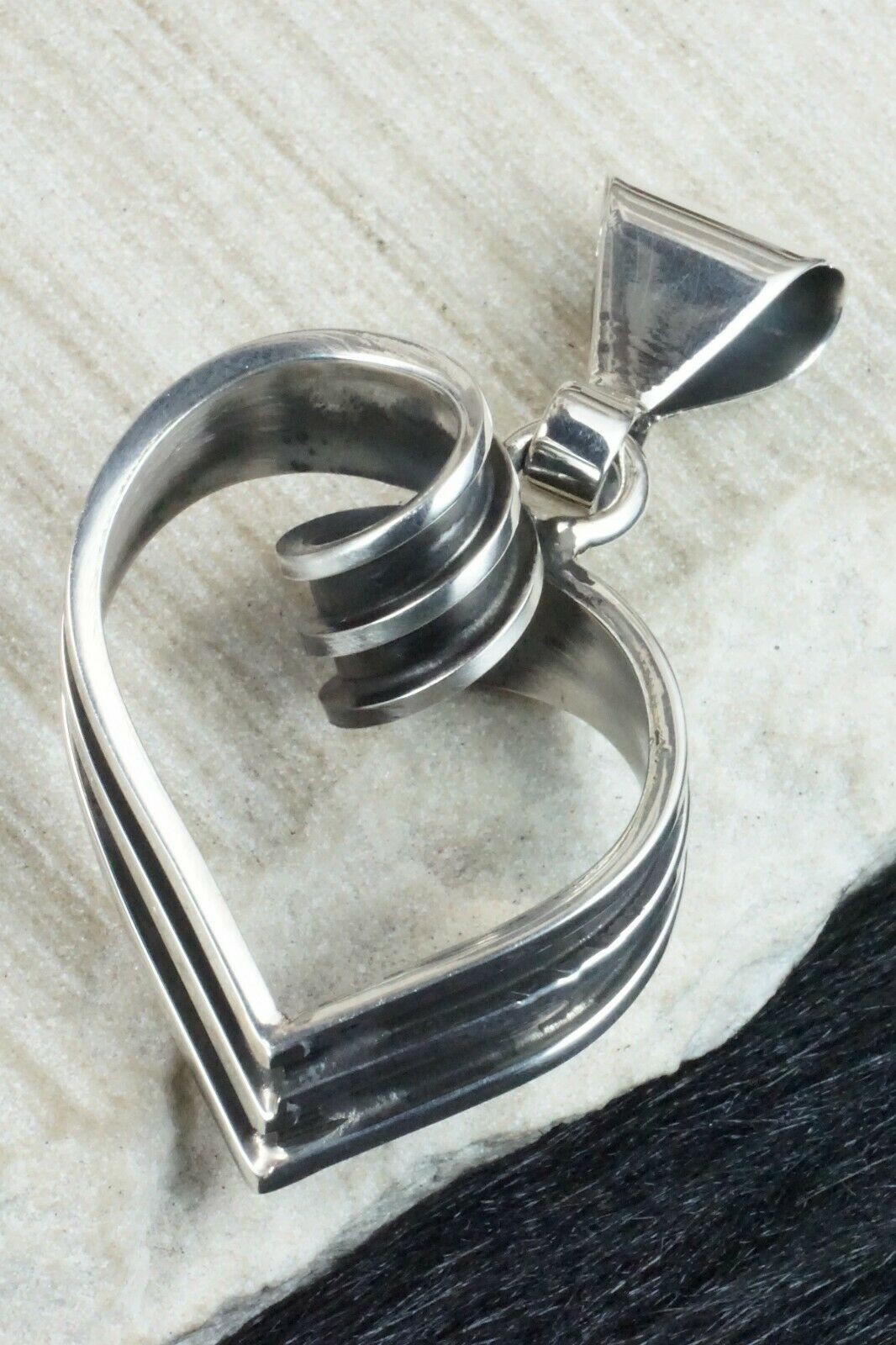 Sterling Silver Pendant - Tom Hawk