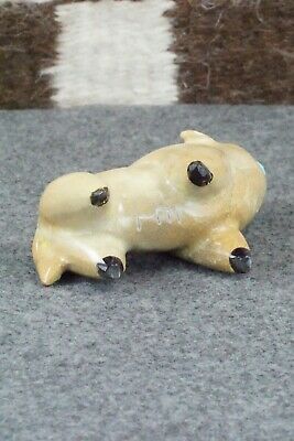 Boar Zuni Fetish Carving - Enrike Leekya