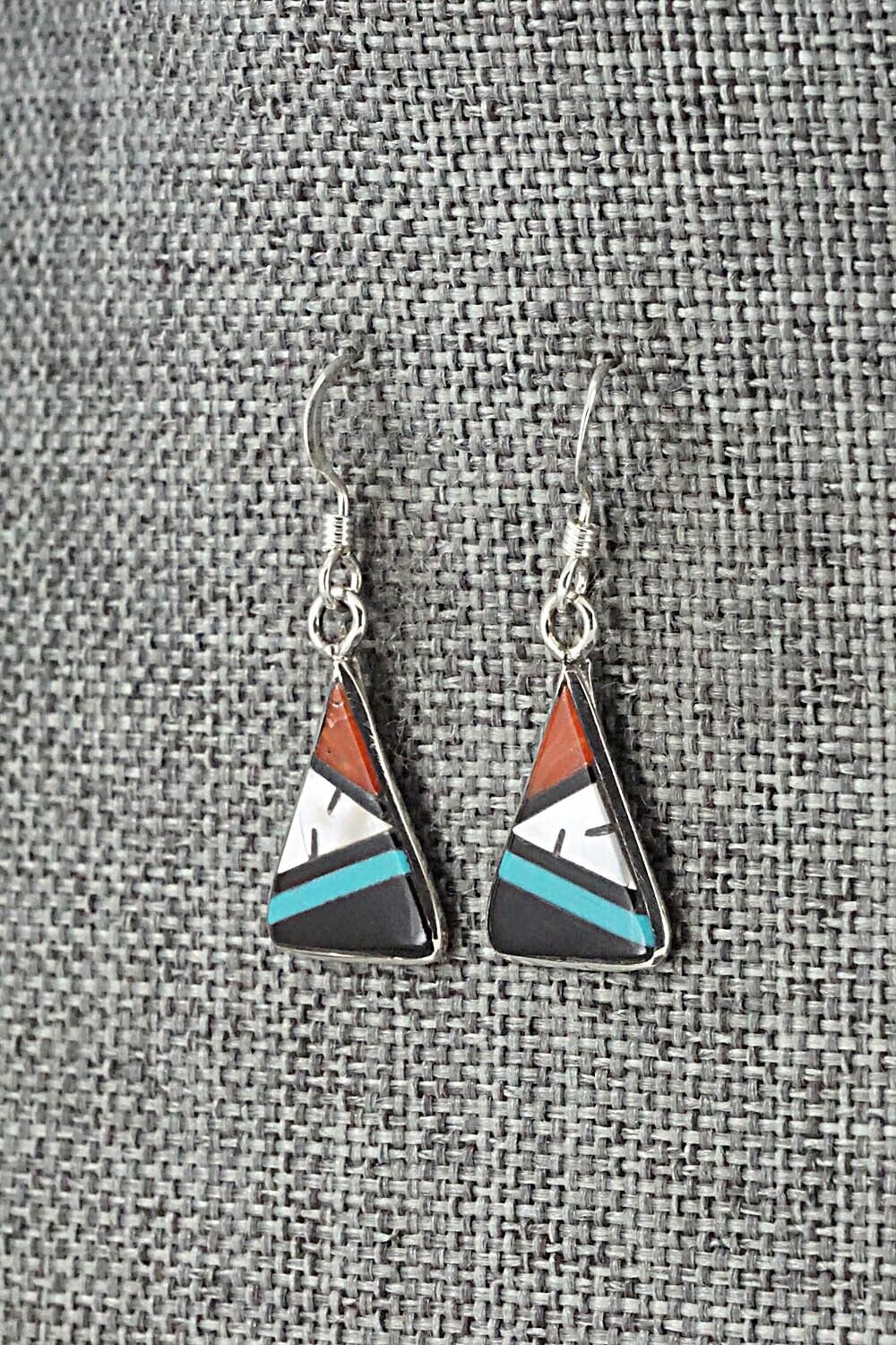 Multi Stone & Sterling Silver Earrings - Rhianna Kallestewa