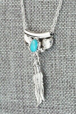 Turquoise & Sterling Silver Necklace - Sharon McCarthy