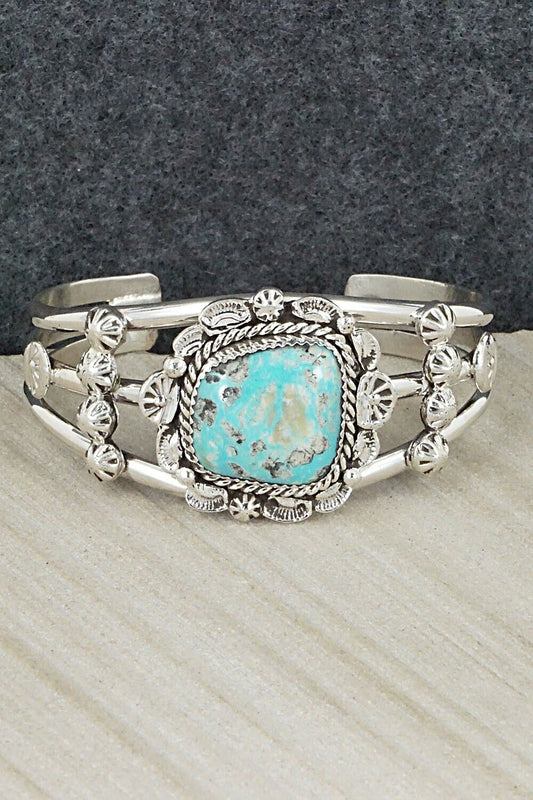 Turquoise & Sterling Silver Bracelet - Jimmy Garcia Jr.