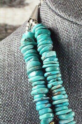 Turquoise, Spiny Oyster & Sterling Silver Necklace - Victoria Callidito - High Lonesome Trading