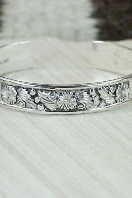 Sterling Silver Floral Bracelet - Tom Dinesto