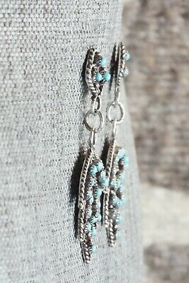 Turquoise & Sterling Silver Earrings - Georgiann Chavez