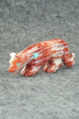 Mountain Lion Zuni Fetish Carving - Andres Quandelacy