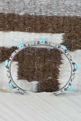 Turquoise & Sterling Silver Bracelet - Bobby Platero