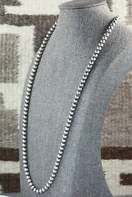 Sterling Silver Navajo Pearl Necklace - Jan Mariano