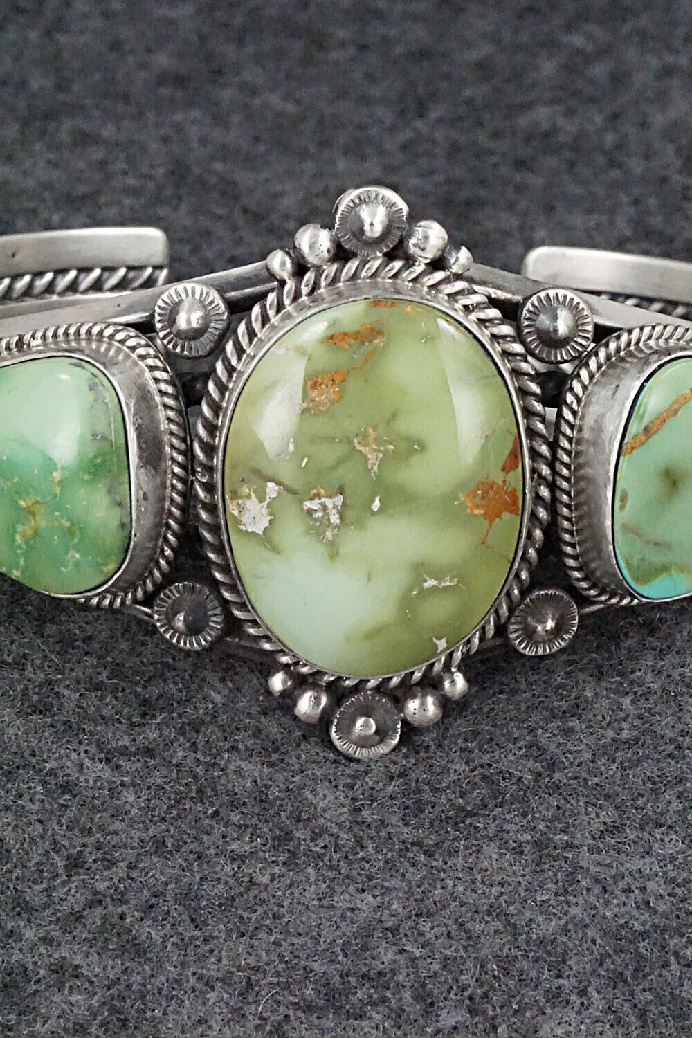 Turquoise & Sterling Silver Bracelet - Derrick Gordon