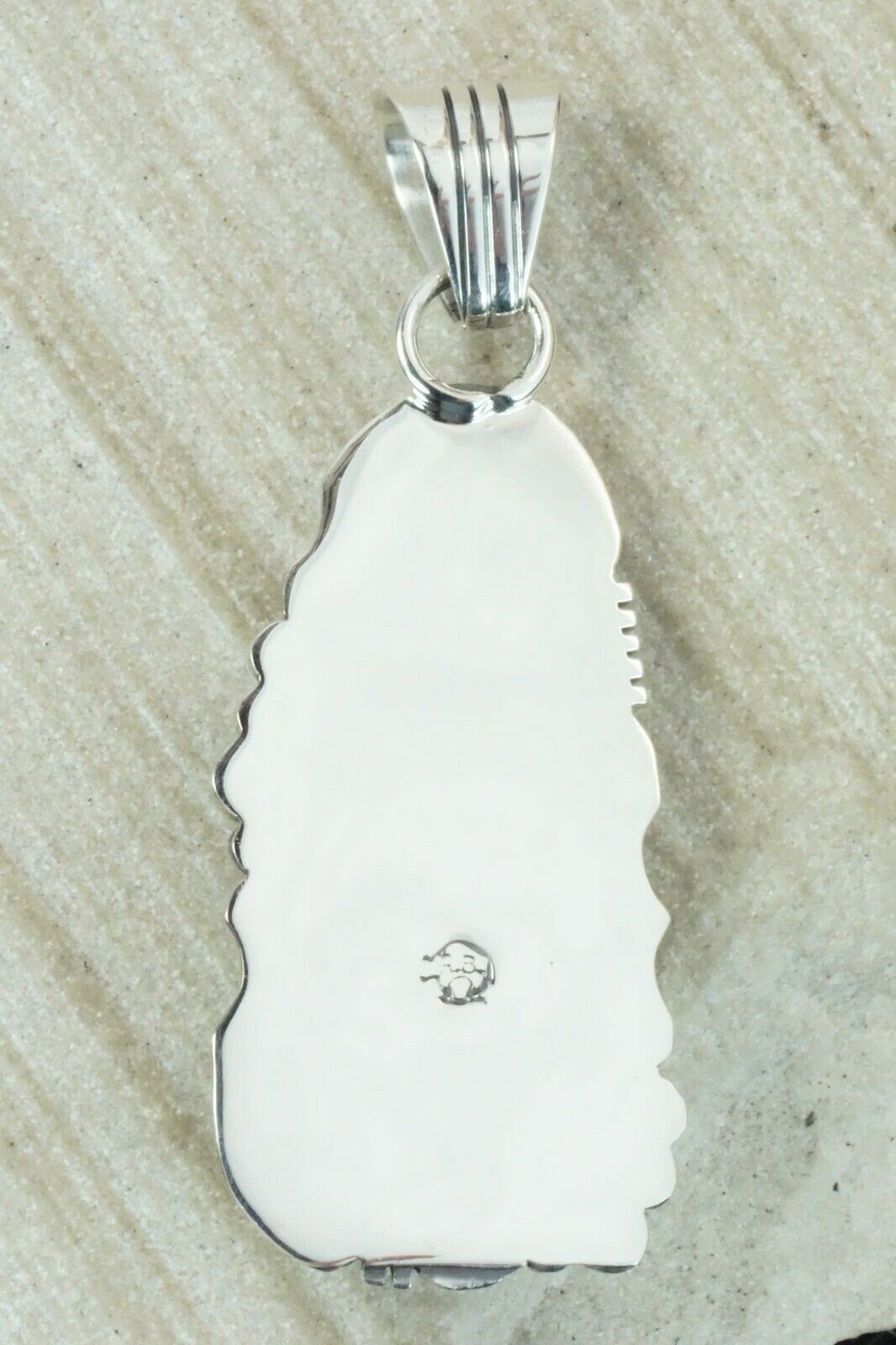 Turquoise and Sterling Silver Pendant - Daniel Benally