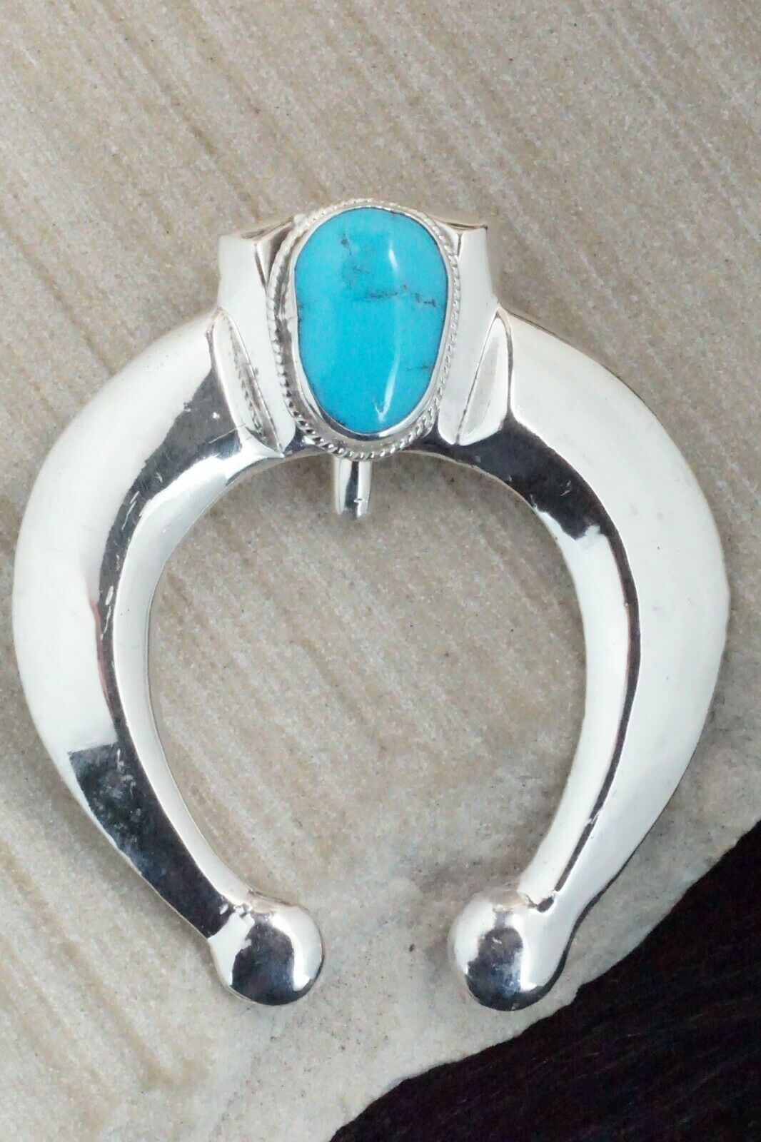 Turquoise and Sterling Silver Naja - Randy Roberts