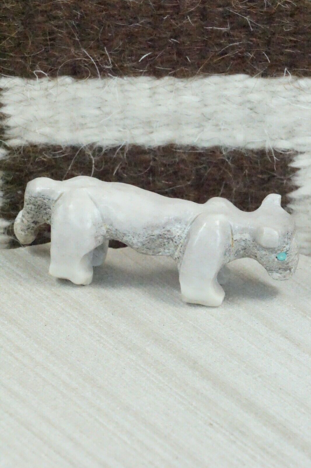 Buffalo Zuni Fetish Carving - Allison White