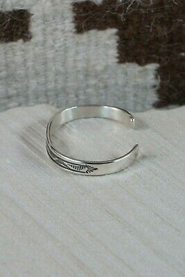 Navajo Sterling Silver Bracelet - Bruce Morgan - High Lonesome Trading