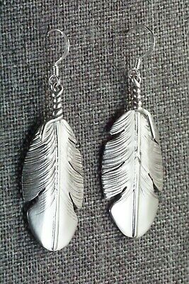 Sterling Silver Feather Earrings - Ben Begay