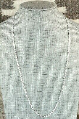 Sterling Silver Chain Necklace - Sterling Silver 20"