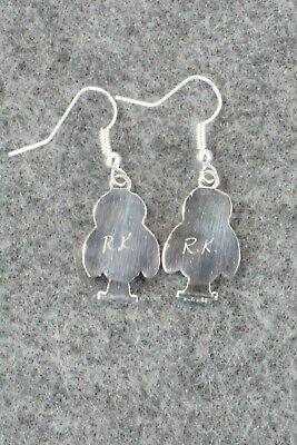 Mother of Pearl & Sterling Silver Earrings - Reginda Kallestewa