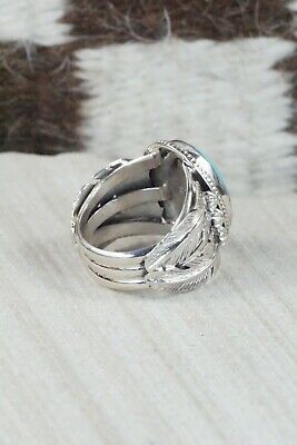 Turquoise & Sterling Silver Ring - Grace Kenneth - Size 6.5
