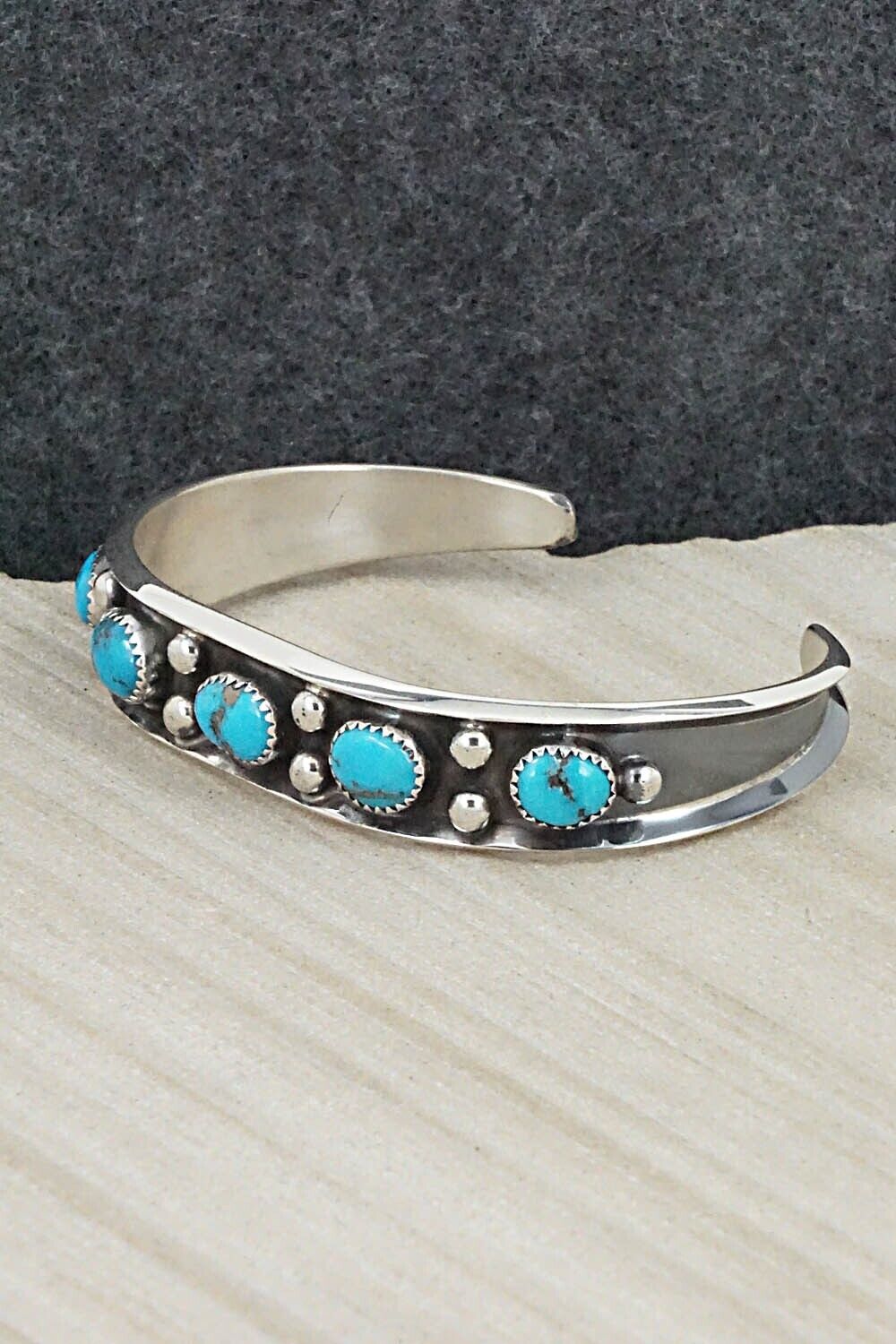 Turquoise & Sterling Silver Bracelet - Paul Largo