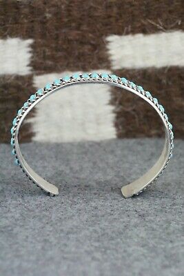 Turquoise & Sterling Silver Bracelet - Falencia Yazzie