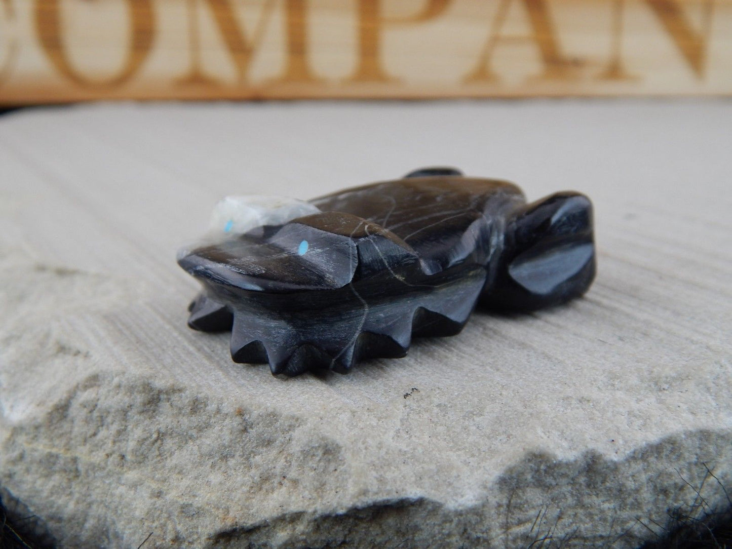 Frog Zuni Fetish Carving - Kelly Lementino - High Lonesome Trading