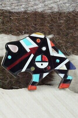 Multi Stone and Sterling Silver Pendant & Pin - Ernie Ohmsattie