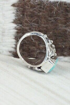 Turquoise & Sterling Silver Ring - Davey Morgan - Size 7.25