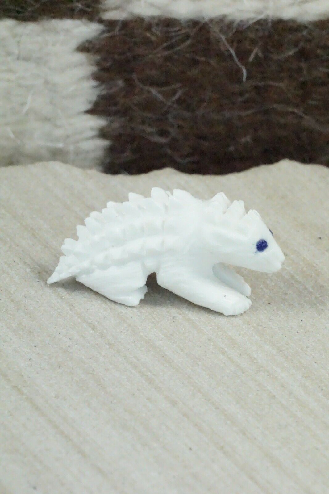 Porcupine Zuni Fetish Carving - Jonas Hustito