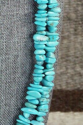 Turquoise & Sterling Silver Necklace - Navajo