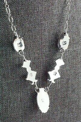 Turquoise & Sterling Silver Necklace - Lee Shorty