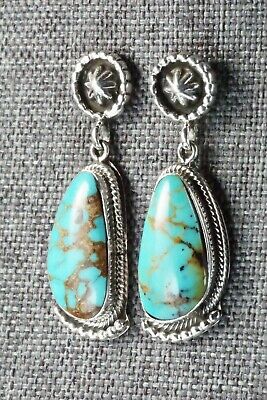 Turquoise & Sterling Silver Earrings - Verley Betone