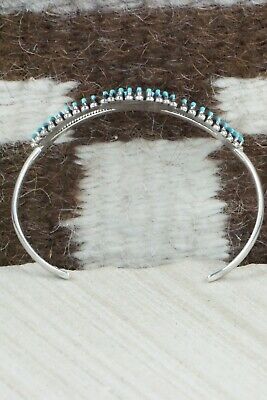Turquoise & Sterling Silver Bracelet - Stewart Nakatewa