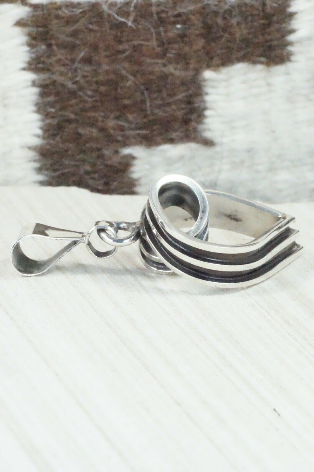 Sterling Silver Pendant - Tom Hawk - High Lonesome Trading